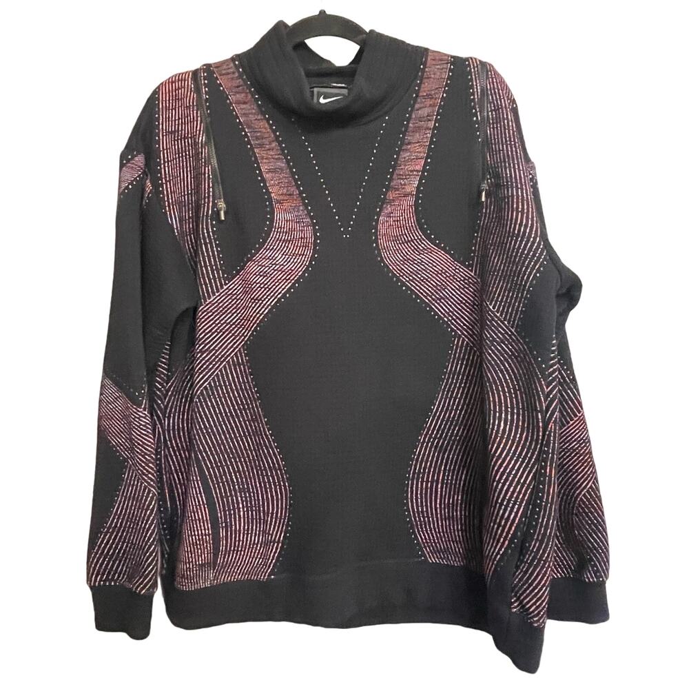 Nike Sweatshirt City‎ Ready Tech Pack Mock Neck Oversized Training Sz S Yoga